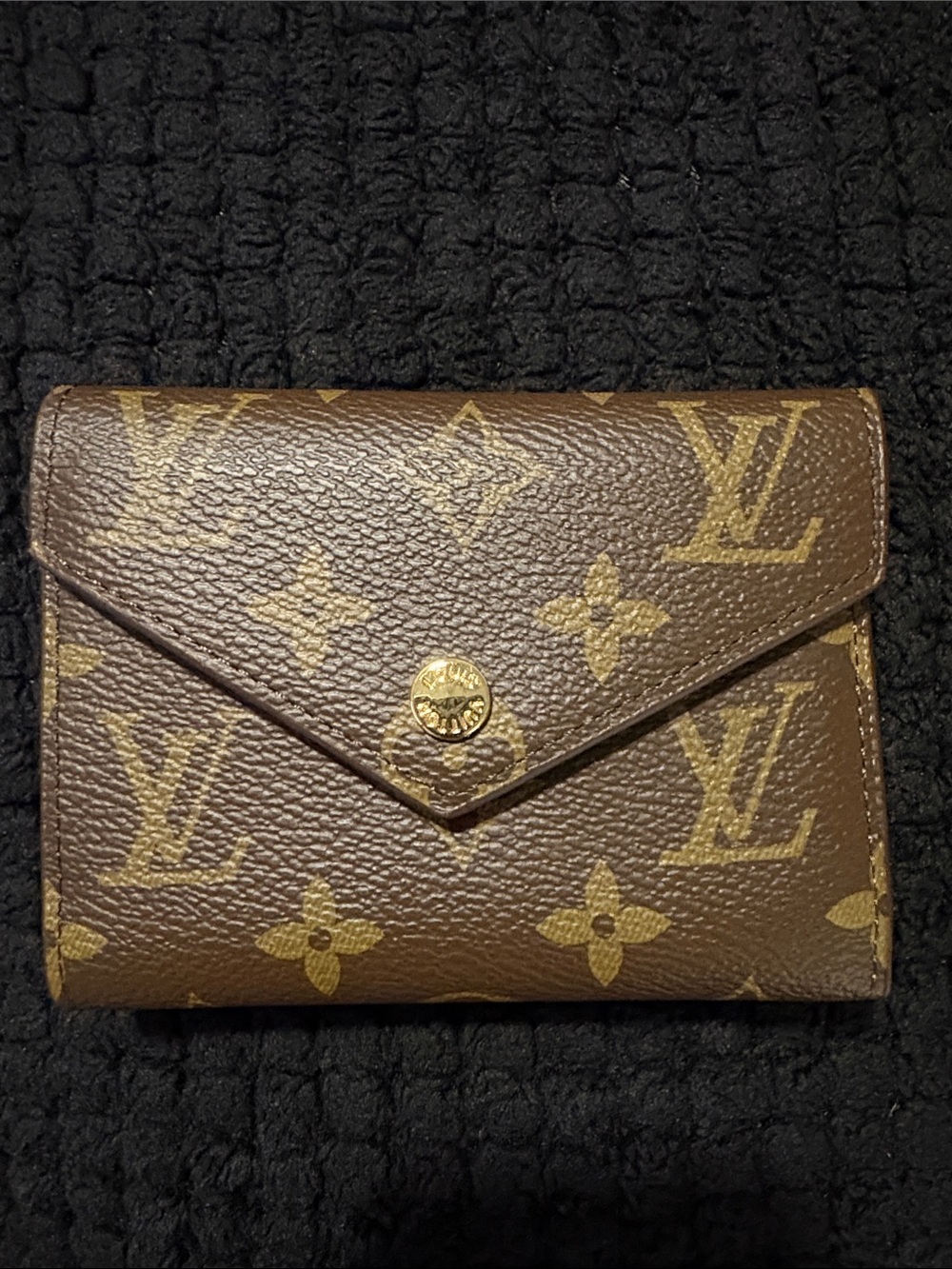 Louis Vuitton Brown Monogram Envelope Card Wallet